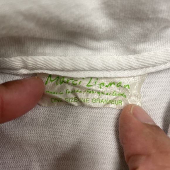 Vintage Marci lipmen cow shirt mens large white 2000s y2k long sleeve - Picture 5 of 10